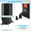 7.5 Feet 15.9 Gallon Solar Heated Outdoor Shower with Shower Head-Black