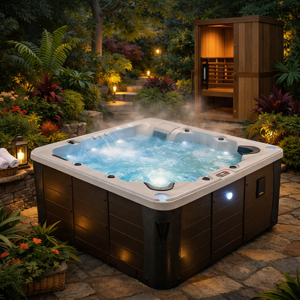 The Kansas 6-Person 240V Luxury 46-Jet Spa With Glacier Filtration [LS6K]
