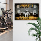 Real Girl Gym Sign