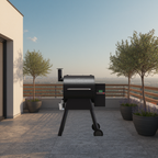 Pro 575 Wood Pellet Grill & Smoker with Wifi, App-Enabled, Black