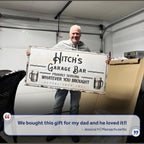 Personalized Rustic Garage Bar Sign for Home Bar