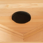Blisspod, Vienna, Corner Spacious Far Infrared Sauna Canadian Hemlock Ultra Low EMF, 12 Heaters, 4-5 Persons