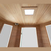 Blisspod, Vienna, Corner Spacious Far Infrared Sauna Canadian Hemlock Ultra Low EMF, 12 Heaters, 4-5 Persons