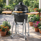 Kamado Charcoal Smoker and Grill, 18"