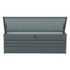 260 Gallon Metal Outdoor Deck Box Waterproof