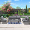 Modern Aluminum Outdoor Patio Furniture Set with Cushions
