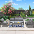 Modern Aluminum Outdoor Patio Furniture Set with Cushions