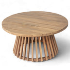 Claremont Patio Furniture Set: 3-Seater Daybed + Acacia Wood Table