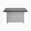 Premium 50K BTU Rectangle Outdoor Aluminum Fire Pit Table