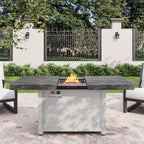 Premium 50K BTU Rectangle Outdoor Aluminum Fire Pit Table