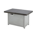 Premium 50K BTU Rectangle Outdoor Aluminum Fire Pit Table