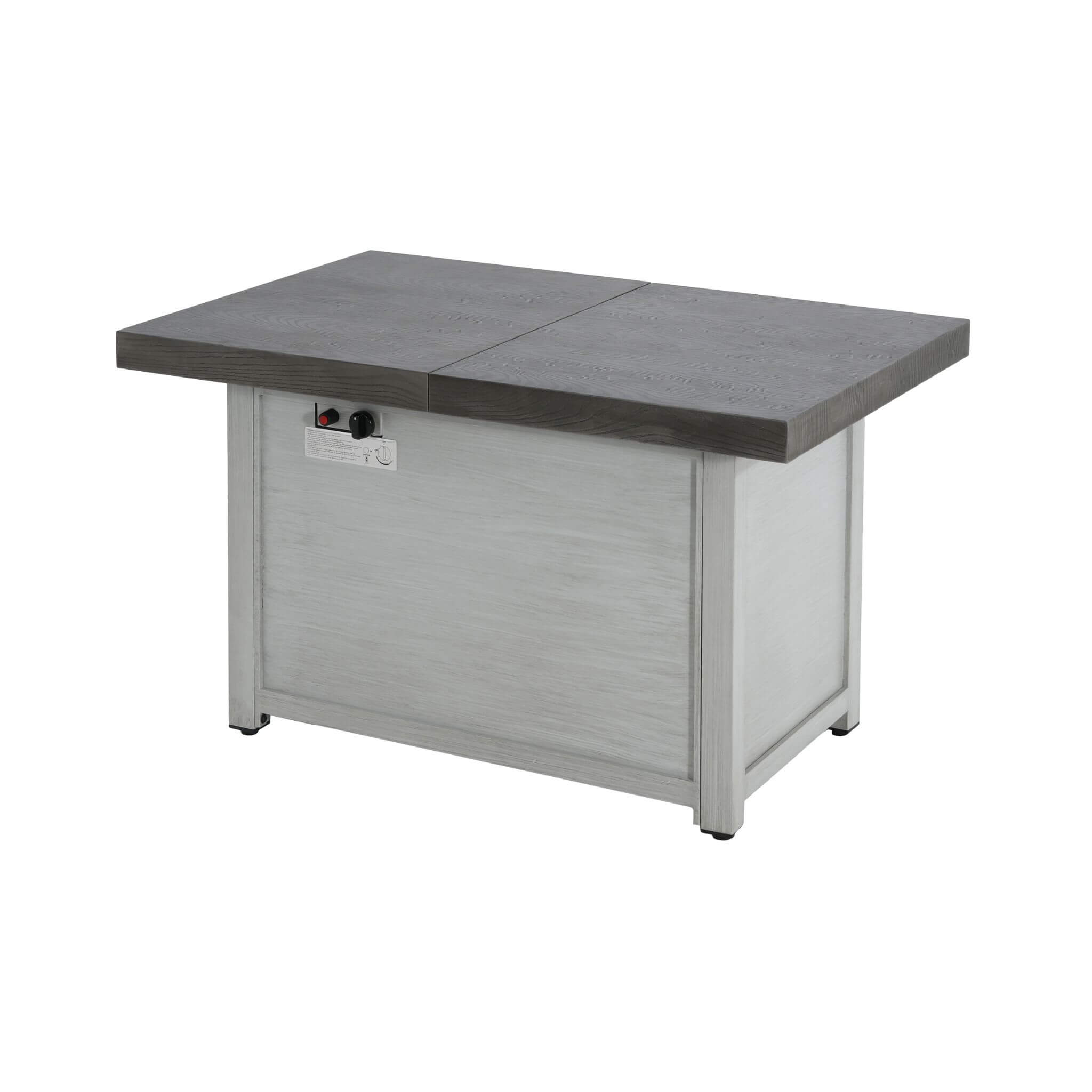 Premium 50K BTU Rectangle Outdoor Aluminum Fire Pit Table