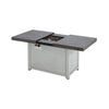 Premium 50K BTU Rectangle Outdoor Aluminum Fire Pit Table