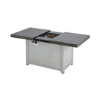 Premium 50K BTU Rectangle Outdoor Aluminum Fire Pit Table