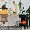 Cube 2025WM Freestanding Electric Fireplace [CUBE-2025WM]