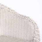 Ladd Outdoor Metal Wicker Barstool Set of 2 - Light Gray