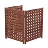 3 Panel Outdoor Air Conditioner Fence Screen
