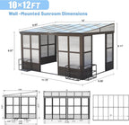 10x12FT All Season Sunroom