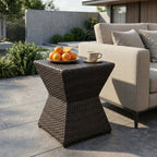 Calhoun 16" Outdoor Wicker End Table