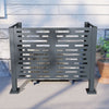 Air Conditioner Fence For Outdoor Units, Metal Privacy Fence Cover, 3 Fence Panel