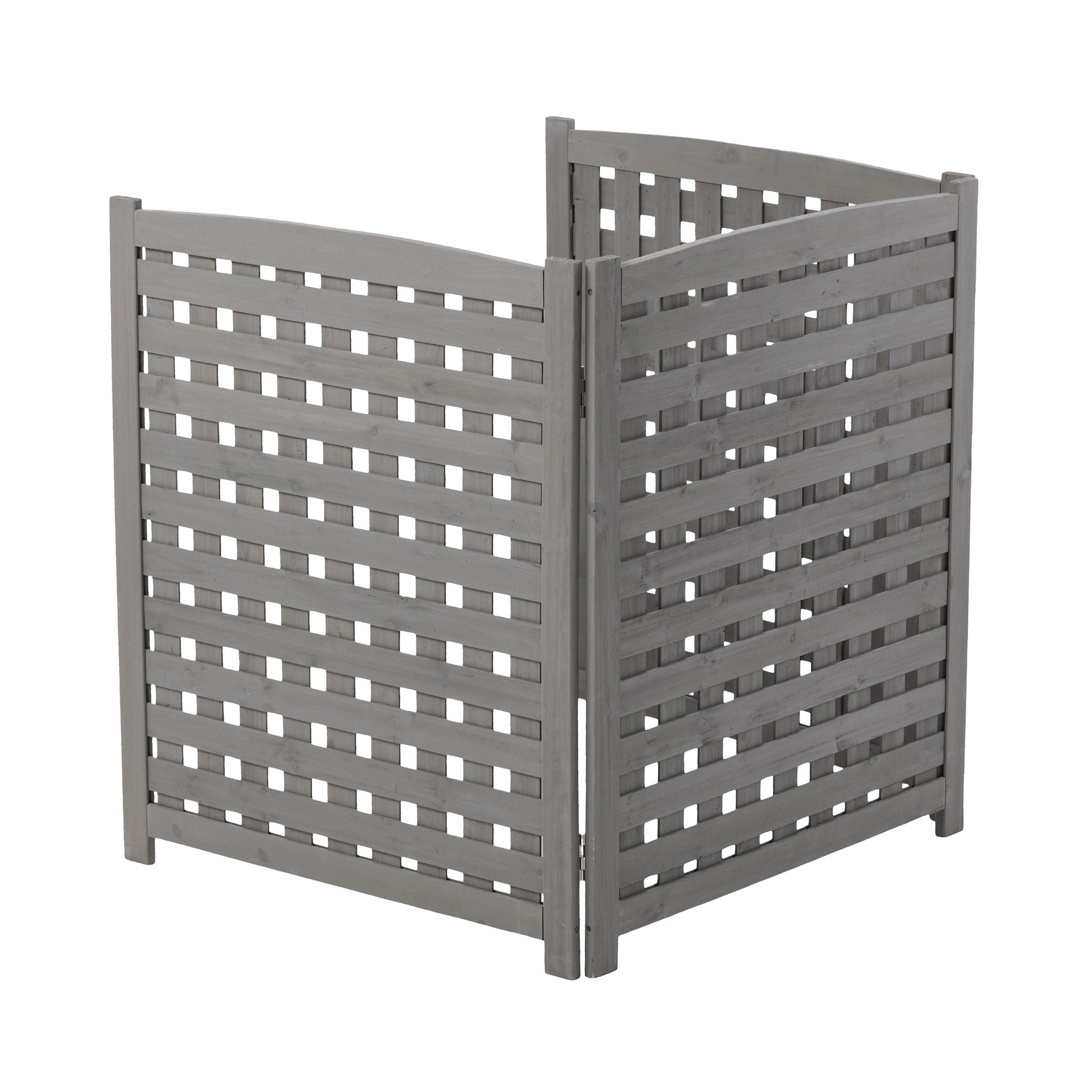 3 Panel Outdoor Air Conditioner Fence Screen