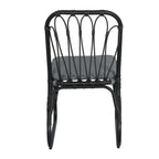 Outdoor Wicker Dining Chairs With Washable Cushions (Set of 2)