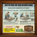 DIY Level Sauna Base