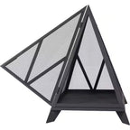 Sunnydaze Majestic Pyramid Steel Mesh Wood Burning Fire Bowl Pit