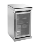 125" 10,8000 BTU 4-Burner Outdoor Kitchen Island Grill with Pizza Oven