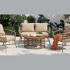 Bohemia-Inspired 4-Person Outdoor Seating Group With Removable Cushions
