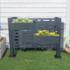 Air Conditioner Fence For Outdoor Units, Metal Privacy Fence Cover, 3 Fence Panel