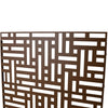 Decorative Freestanding Metal Privacy Screen For Indoor & Outdoor Use
