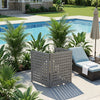3 Panel Outdoor Air Conditioner Fence Screen