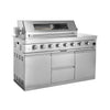 Montclair 58-Inch 6-Burner 96K BTU Gas Outdoor Liquid Propane Grill Island