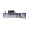 Montclair 58-Inch 6-Burner 96K BTU Gas Outdoor Liquid Propane Grill Island