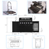 Avalon 43-Inch 6-Burner 85K BTU Outdoor BBQ Kitchen Grill Island