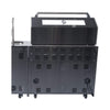 Black Stainless Steel 6-Burner Liquid Propane Kitchen Grill Island With Rotisserie Kit