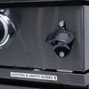 Black Stainless Steel 6-Burner Liquid Propane Kitchen Grill Island With Rotisserie Kit