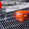 Black Stainless Steel 6-Burner Liquid Propane Kitchen Grill Island With Rotisserie Kit