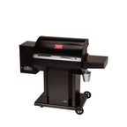 USSC Grills - The Cumberland Wood Pellet Grill and Smoker in Black with Searing Grate