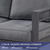 Modern Aluminum Outdoor Patio Furniture Set with Cushions