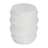 Antique-Style Magnesium Oxide Outdoor Side Table
