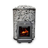 Floor Mount Wood-Burning Sauna Stove With Sauna Stones [COZY O]