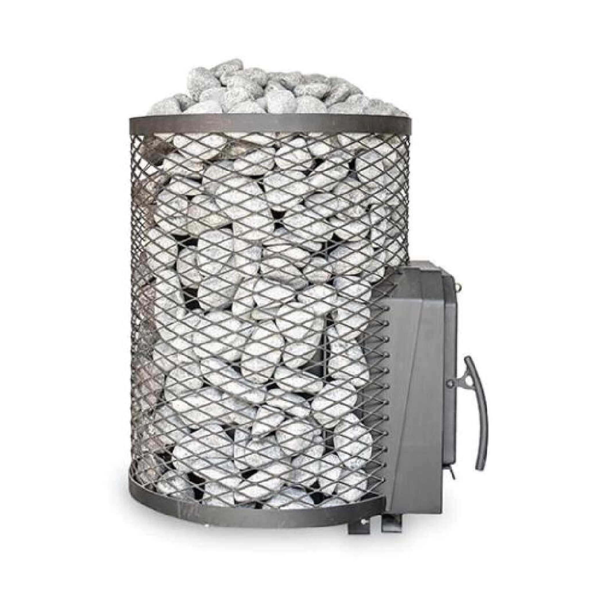 Floor Mount Wood-Burning Sauna Stove With Sauna Stones [COZY O]