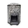 Thru-Wall Wood Burning Sauna Stove With Sauna Stones [COZY O-TW]