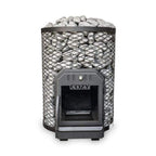 Thru-Wall Wood Burning Sauna Stove With Sauna Stones [COZY O-TW]