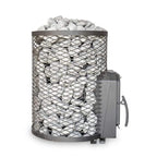 Thru-Wall Wood Burning Sauna Stove With Sauna Stones [COZY O-TW]