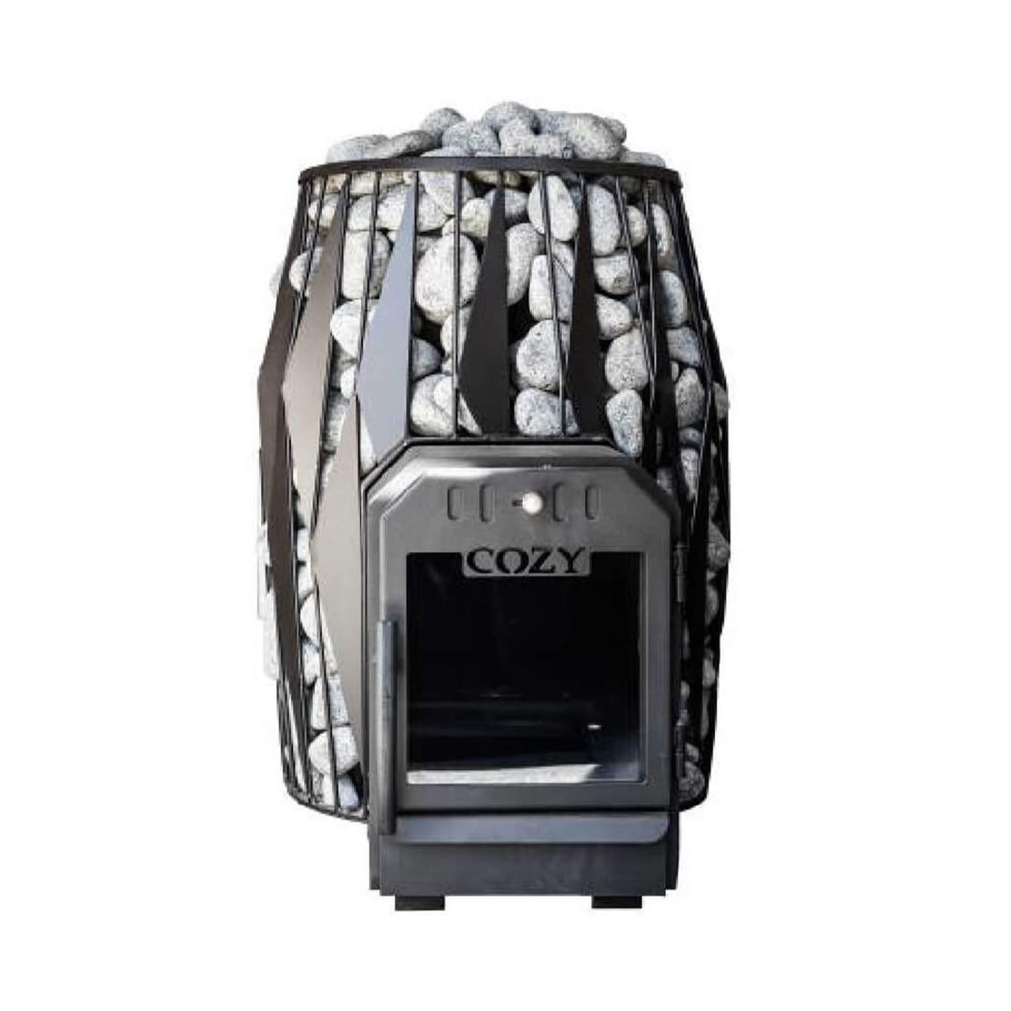 Thru-Wall Sauna Stove With Sauna Stones [COZY OG-TW]