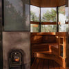 Thru-Wall Sauna Stove With Sauna Stones [COZY OG-TW]