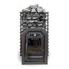 Quattro Thru-Wall Square Style Sauna Stove With Sauna Stones [COZY QUATTRO TW]